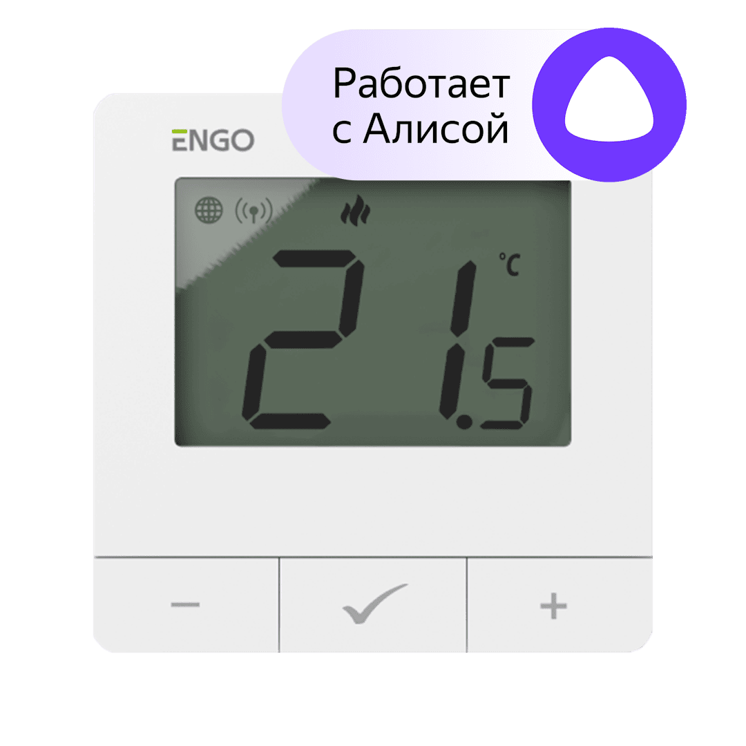 Терморегулятор совместимый с ETRV, 230 В, белый